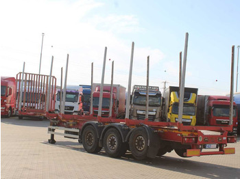 Sơ mi rơ moóc chở gỗ Umikov NPK 39, SAF AXLES, 2X LIFT AXLE: hình 5