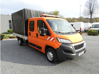 Xe tải nhỏ phẳng PEUGEOT BOXER STAKE BODY TARPAULIN DOUBLE CABIN DOKA 7 SEATS AIR CONDITIONING PNEUMATICS  140HP: hình 4