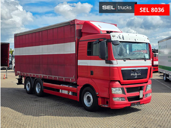 Xe tải thùng mui bạt MAN TGX 26.360 6X2-2 LL / Intarder / Ldbw /Lenkachse: hình 3