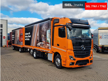 Xe tải thùng mui bạt Mercedes-Benz Actros 2548 / Retarder / Euro 6E / Aluklappen: hình 3