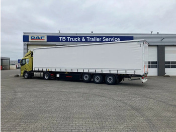 Sơ mi rơ moóc mui bạt mới Kässbohrer SCS X+ / 90 - 12 / 27 Schuifzeilen multiplex vloer met palletkist 30 Europallets: hình 4