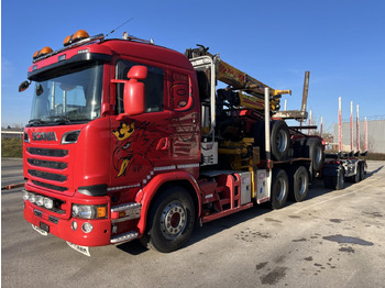 Xe tải khung gầm SCANIA porteur + grue AR cabine: hình 2