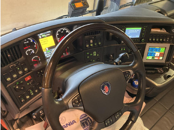 Xe tải khung gầm SCANIA porteur + grue AR cabine: hình 5