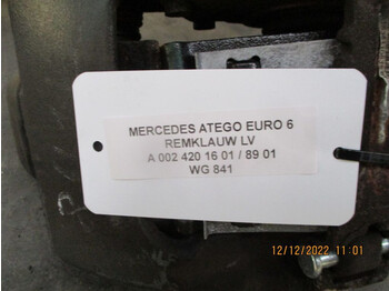 Bộ kẹp phanh cho Xe tải Mercedes-Benz ATEGO A 002 420 89 01// 16 01 REMKLAUW EURO 6 VOOR EN ACHTER: hình 4