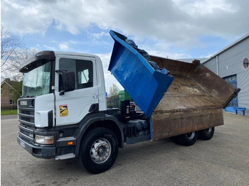 Xe ben Scania 114-340 / 6X4 / 2 SIDE TIPPER / BIG AXLE / FULL-STEEL / DRUM BRAKES / MANUAL / 1999: hình 3