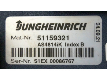 ECU cho Thiết bị xử lý vật liệu Jungheinrich 51159321 | Rij/hef regeling drive/lifting controller AS4814Ik Index: hình 4