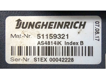 ECU cho Thiết bị xử lý vật liệu Jungheinrich 51159321 | Rij/hef regeling drive/lifting controller AS4814Ik Index: hình 4