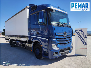 Xe tải thùng mui bạt MERCEDES-BENZ ACTROS 1836 SEMITAUTLINER 18T: hình 3