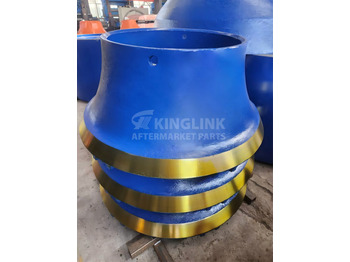 Phụ tùng cho Máy nghiền đá KINGLINK High Manganese Steel Mantle B 442.7230 and Concave Ring 442.8419 For CH440 Cone Crusher: hình 2