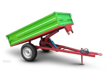 Toa kéo nhỏng/ Xe đổ mới Vemac Kippanhänger HKK1000 1ton Kipper Anhänger Heckkipper Traktor NEU: hình 3