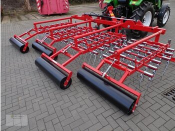 Bừa răng xoắn mới Vemac Wiesenstriegel Striegel Wiesenschleppe 6Meter WS6J NEU: hình 3