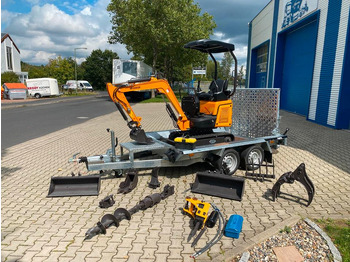 Máy xúc mini, Rơ moóc Minibagger BK1300JSR + Anhänger + Zubehör *INKL.19% MWST*BERGER KRAUS*KUBOTA*JOYSTICK*SCHENKWARM*SOFORT!*: hình 2