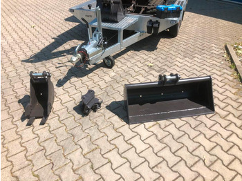 Máy xúc mini, Rơ moóc Minibagger BK1500JS inkl. Anhänger *INKL.19% MWST*BERGER KRAUS*KUBOTA*JOYST*SCHAUFELPAKET*: hình 3