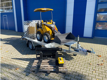 Máy xúc lật mini gấp khúc