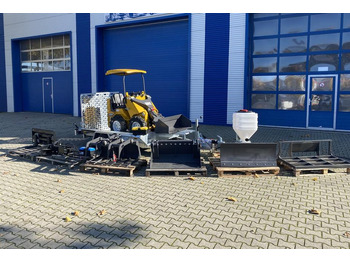 Máy xúc lật mini gấp khúc