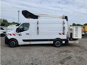 Nền bục trên không gắn trên xe tải Renault Master Klubb K32 - 12,5 m, 120 kg: hình 5