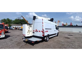 Nền bục trên không gắn trên xe tải Renault Master Klubb K32 - 12,5 m, 120 kg: hình 5