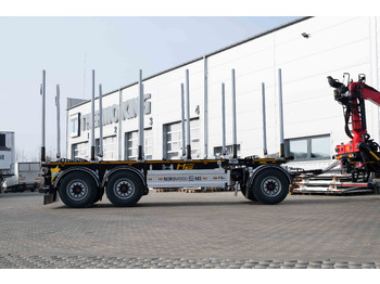 Rơ moóc chở gỗ Hydrofast Przyczepa 3 - osiowa / 3 axles trailer for timber transport / 3 Achsen Anhänger für Holztransport: hình 4