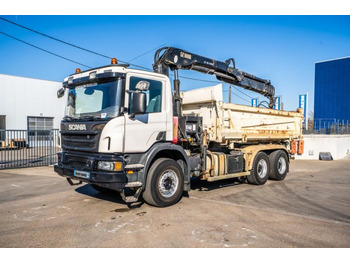 Xe ben, Xe cẩu tự hành Scania P 400 // BIBENNE // GRUE HIAB 16 t/m // RETARDER: hình 5