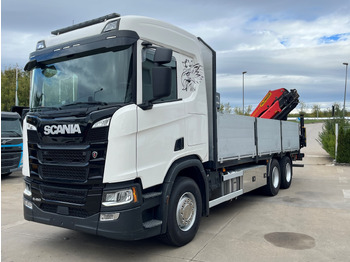 Xe tải thùng lửng/ Phẳng, Xe cẩu tự hành SCANIA R450,  2018, PALFINGER PK 22002 +RC: hình 4