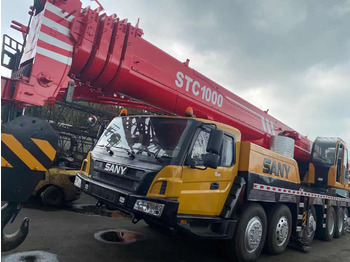 Cẩu bánh lốp SANY STC1000 Used 100ton truck crane: hình 1