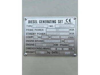 Bộ phát điện mới Baudouin 6M33G660/5 - 650 kVA Generator - DPX-19879: hình 4