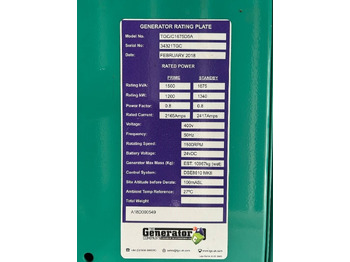 Bộ phát điện Cummins C1675D5A - 1.675 kVA Generator - DPX-12626: hình 5