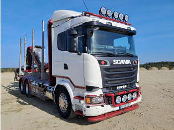 Xe chở gỗ SCANIA 1