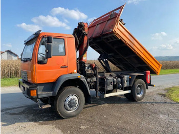 Xe ben, Xe cẩu tự hành MAN LE 18-280 , 4X4 , Tipper , Palfinger PK 9501: hình 2