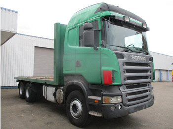 Xe tải thùng lửng/ Phẳng Scania R420 , 6x4 , Manual , Spring suspension: hình 4