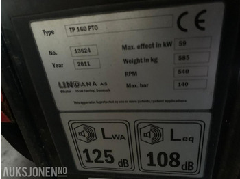 Máy móc nông nghiệp 2011 Lindana TP160 PRO - Fliskutter med trepunkts oppheng: hình 2
