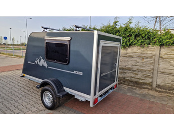 Rơ moóc kiểu caravan Minikemping Microcamp teardrop mała przyczepa wyprawowa: hình 3