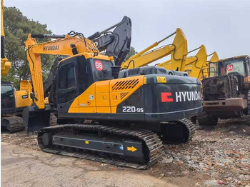 Máy xúc used hyundai 220lc-9s excavator Good condition made in Korea 22 ton hydraulic digger  crawler excavator for sale: hình 2