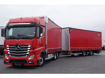 Xe tải thùng mui bạt MERCEDES-BENZ Actros 2548