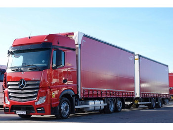 Xe tải thùng mui bạt MERCEDES-BENZ Actros 2548