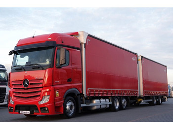 Xe tải thùng mui bạt MERCEDES-BENZ Actros 2548