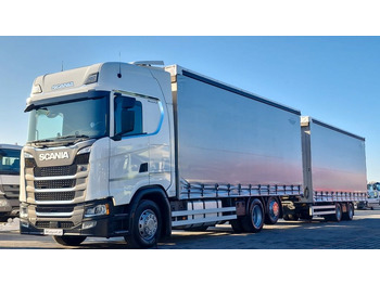 Xe tải thùng mui bạt SCANIA S 450