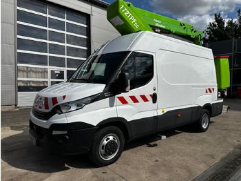 Nền bục trên không gắn trên xe tải IVECO Daily 50c18