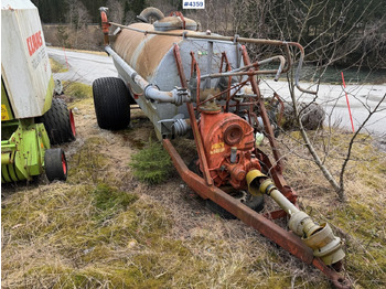 Máy rải phân chuồng Bauer Manure spreader with boom cannon.: hình 2