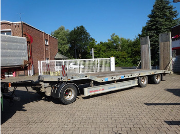 Rơ moóc thùng thấp Möslein Tieflader Anhänger mit 3 Achsen und Rampen: hình 2