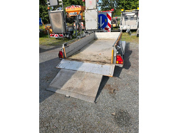 Rơ moóc 1500kg Tieflader Anhänger Auffahrrampe PKW-Anhänger höhenverstellbare Zugdeichsel mit Wechselzugöse: hình 5