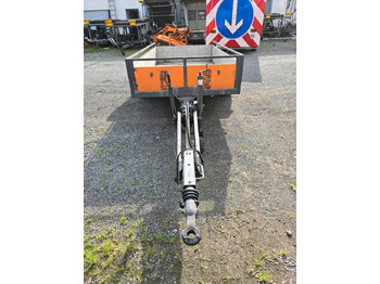 Rơ moóc 1500kg Tieflader Anhänger Auffahrrampe PKW-Anhänger höhenverstellbare Zugdeichsel mit Wechselzugöse: hình 3