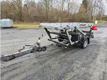 Rơ moóc Trebbiner 5-farbig Horizont VWT Verkehrsleittafel Verkehrswarnanhänger Verkehrsleitanhänger Verkehrssicherungsanhänger Nissen Absperrtafel: hình 4