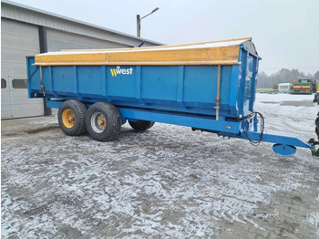 Toa kéo trang trại Przyczepa skorupowa WEST 14 ton: hình 4