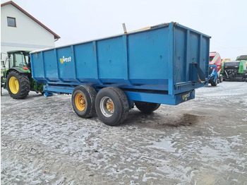 Toa kéo trang trại Przyczepa skorupowa WEST 14 ton: hình 2