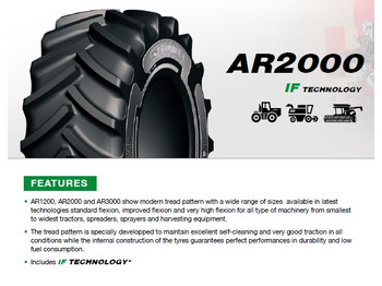 Lốp cho Máy gặt đập mới Advance AR2000 IF 1050/50R32 CFO for combine harvester and tractor.: hình 4 Lốp cho Máy gặt đập mới Advance AR2000 IF 1050/50R32 CFO for combine harvester and tractor.: hình 4