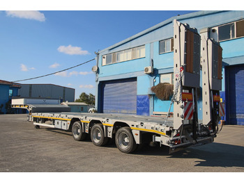 Sơ mi rơ moóc thùng thấp để vận chuyển máy móc nặng mới YALCIN 3 ESSIEUX SURBAISSE EXTENSIBLE TABLE ELEVATRICE: hình 3