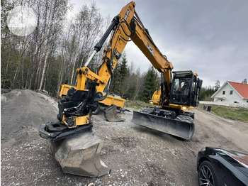 Máy xúc bánh lốp JCB JS145W