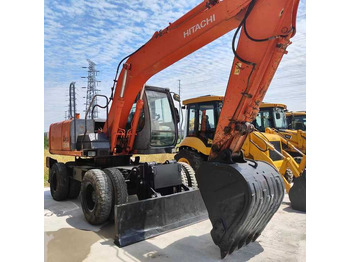 Máy xúc Used Japan Original Brand  Hitachi Zx 130w Wheel Excavator  Hitachi Zx120 130  200 Excavator for Sale [ Copy ] [ Copy ]: hình 2
