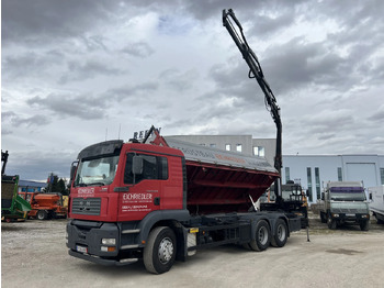 Xe ben, Xe cẩu tự hành Man Tga 6х4, Самосвал с Кран: hình 2